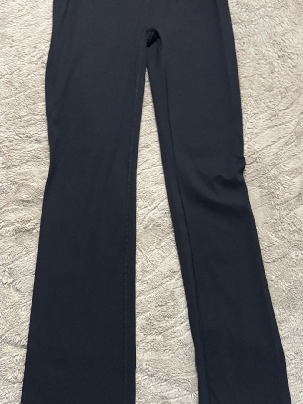 SKIMSxNike - NWT- Matte Foldover Slim Flare Leggings- Size Small- Obsidian - Picture 9 of 16